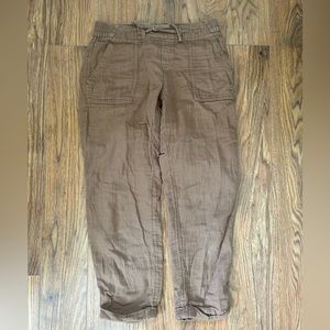 Old Navy, Cropped Safari Pants, Soft Cotton, Size XS, Crème Caramel Color